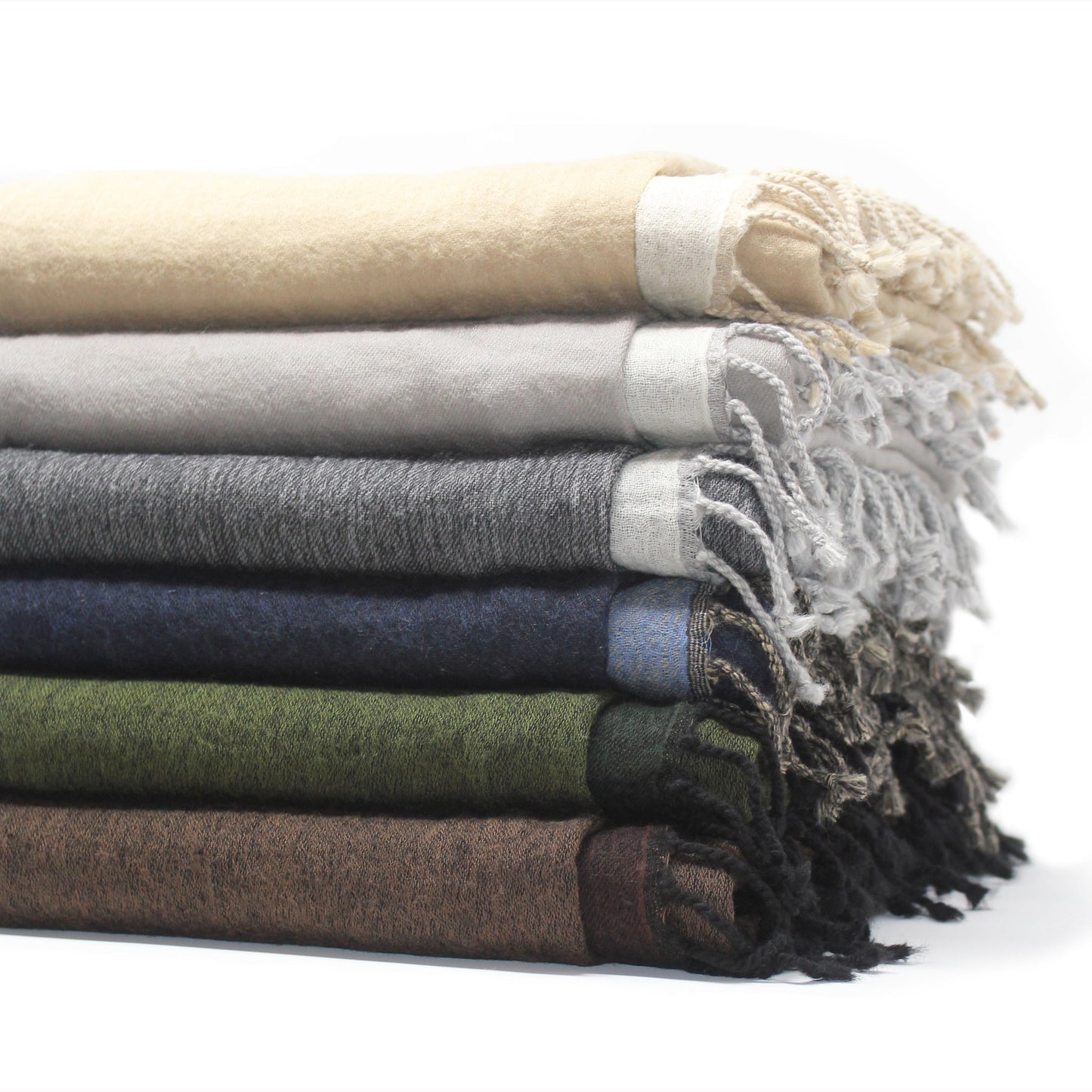 Reversible 100% Merino Wool Throw