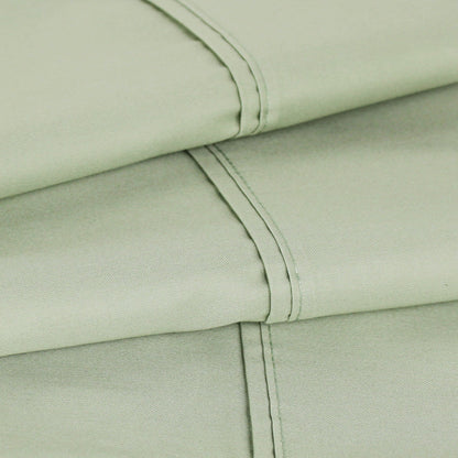 400 Thread Count Wrinkle-Free Cotton Sheet Set with Extra Pillowcases