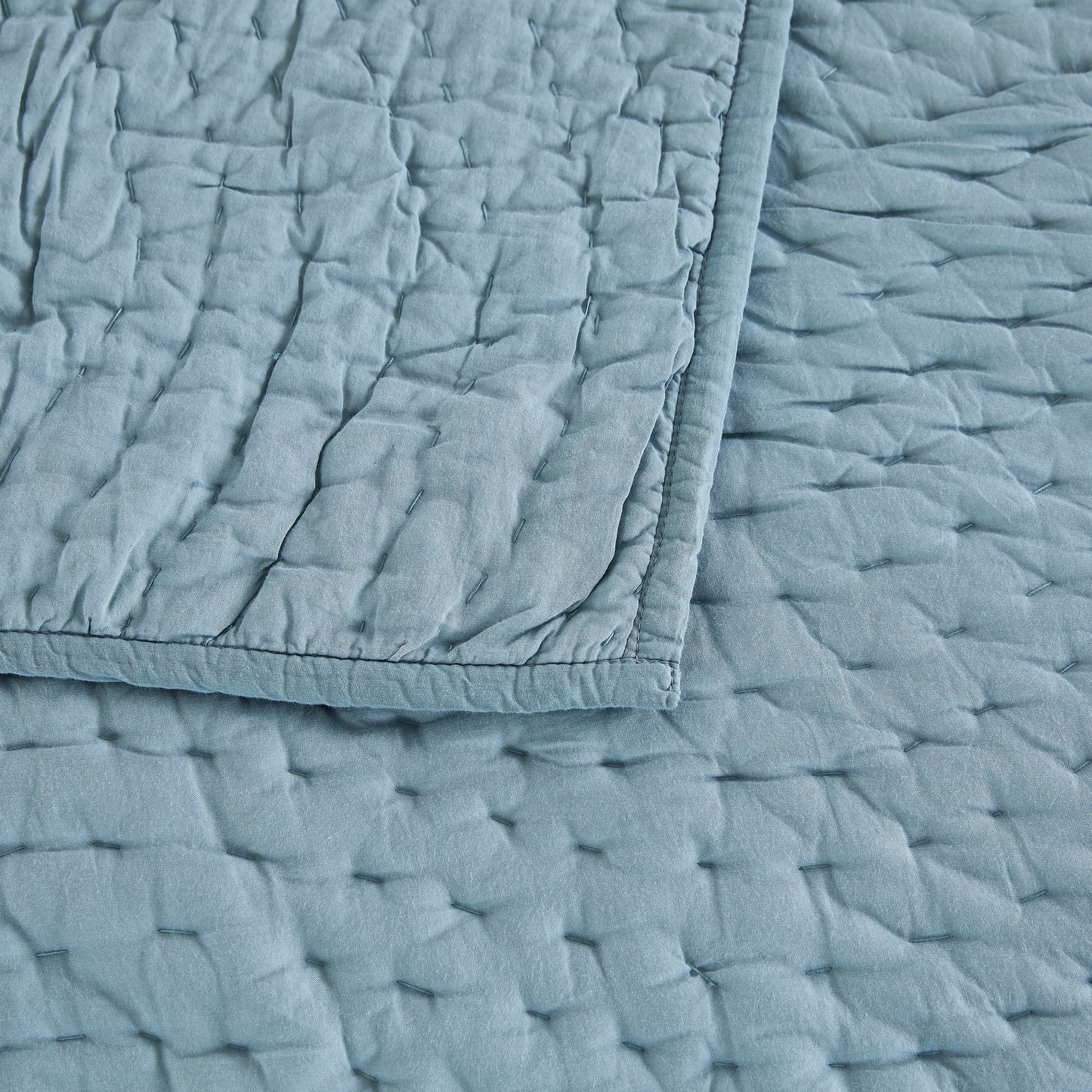 Cloud Cotton Voile Hand-Stitched Quilt Set