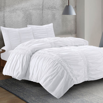 Belle 100% Cotton Embroidered Duvet Set