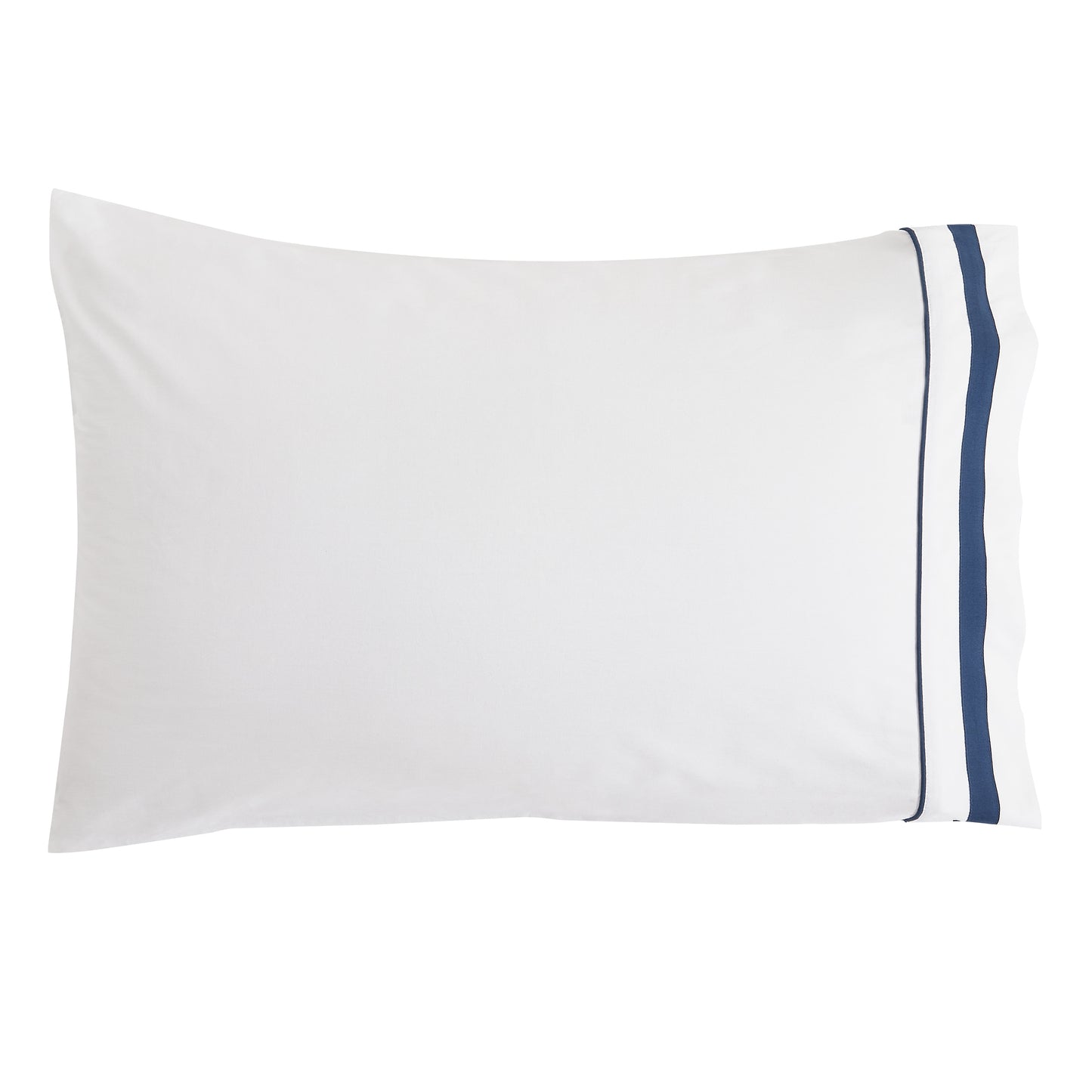 Classic Double Border Percale Cotton Sheet Set