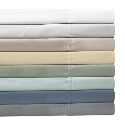 400 Thread Count Wrinkle-Free Cotton Sheet Set with Extra Pillowcases