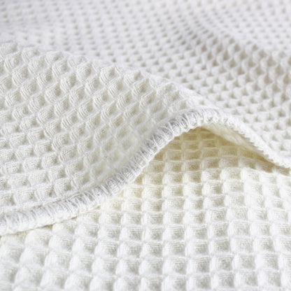 100% Merino Wool Waffle Weave Blanket