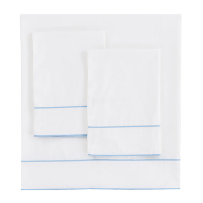 600 Thread Count Framed Sateen Embroidered Cotton Sheet Set