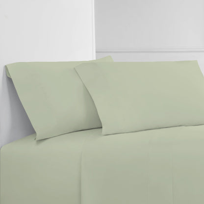 400 Thread Count Wrinkle-Free Cotton Sheet Set with Extra Pillowcases